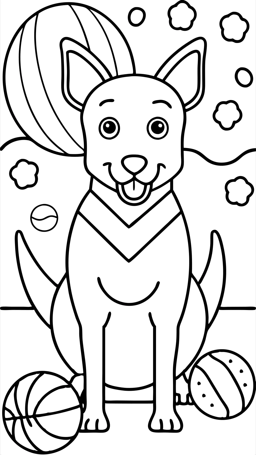 pages à colorier des images de chien